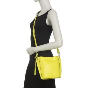 NWOT Vince Camuto Lenza Crossbody Bag; Lime Green
